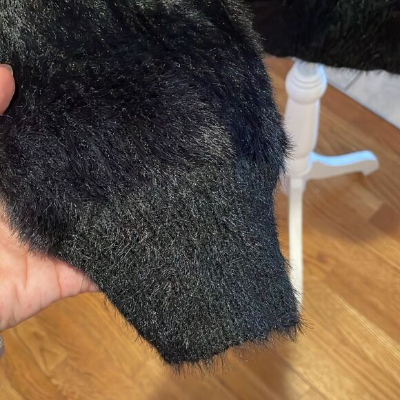 Sweet Lovely by Jen V Neck Fuzzy Sweater - Picture 3 of 6